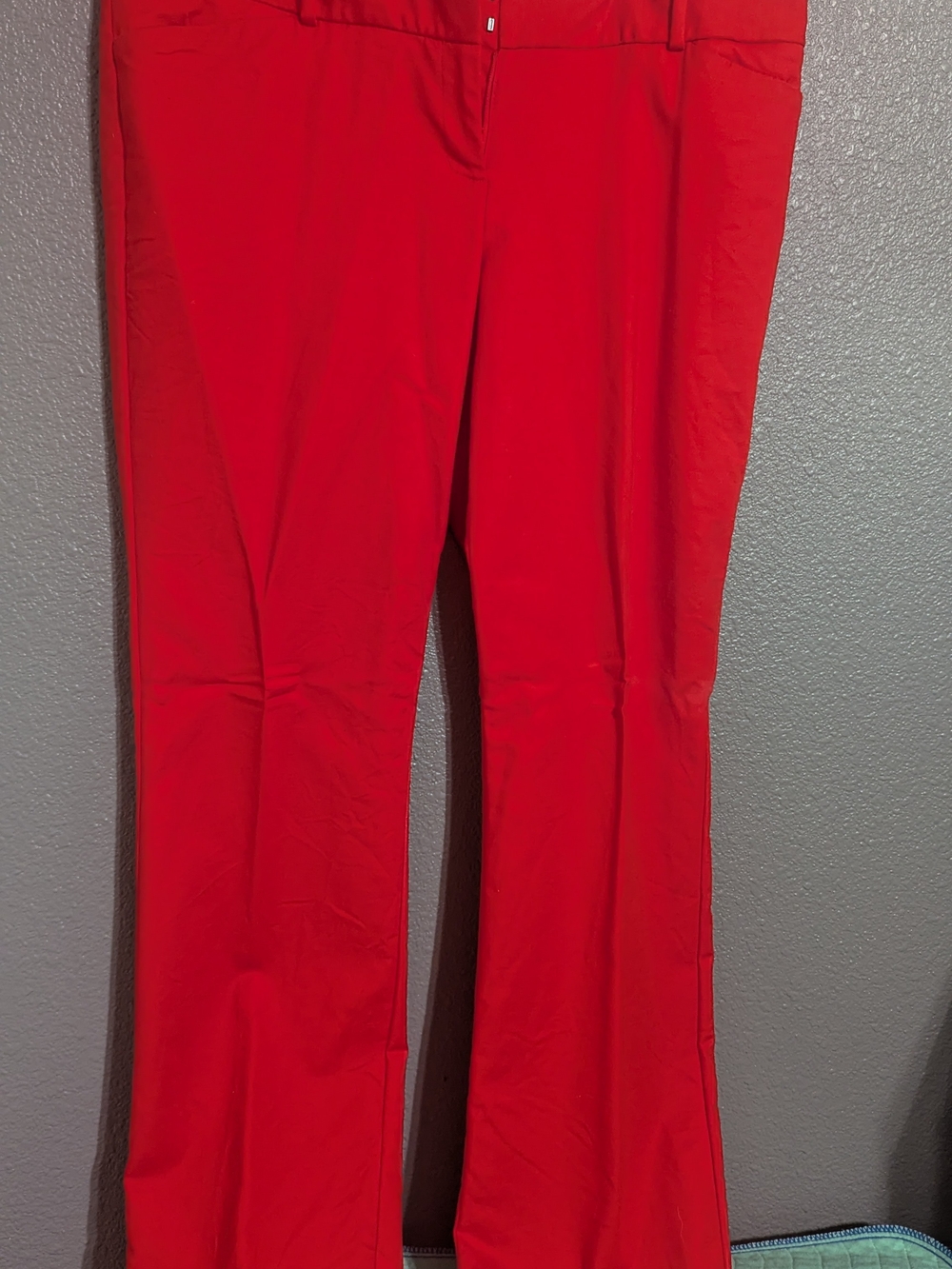 The Limited Red Bootcut Stretch Pants